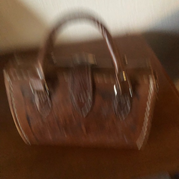 Vintage Force Ten Tooled Leather Purse- 741 $45 or $40 w/offer - Picture 2 of 6
